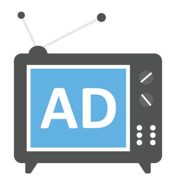 Kolayca değiştirilebilir veya düzenlediğiniz izole vektör simge yayın