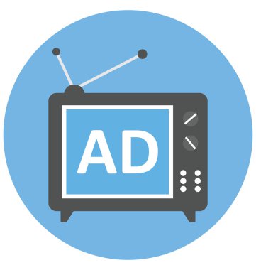 Kolayca değiştirilebilir veya düzenlediğiniz izole vektör simge yayın