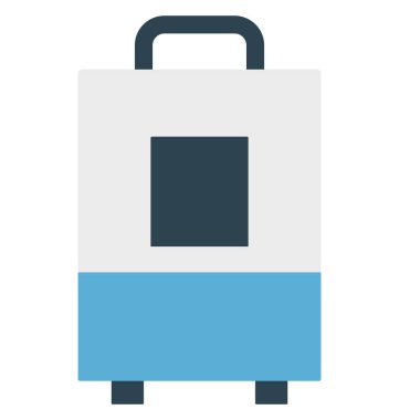 Renk izole vektör simgesi kolayca değiştirilebilir veya düzenlediğiniz sırt çantası