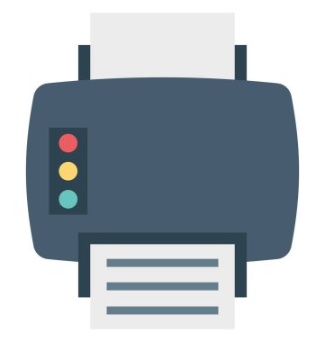 Faks renk izole vektör kolayca değiştirilebilir veya Düzenle simgesini