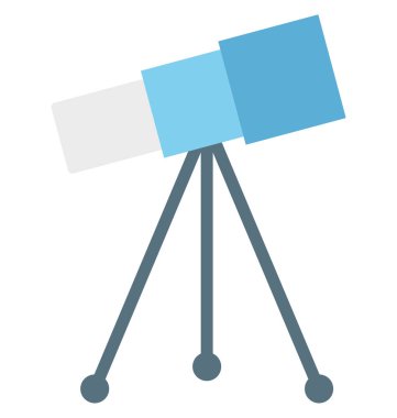 Mikroskop renk izole vektör kolayca değiştirilebilir veya Düzenle simgesini