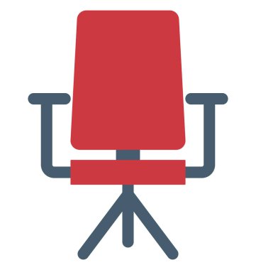 Öğrenci sandalye renk izole vektör kolayca değiştirilebilir veya Düzenle simgesini