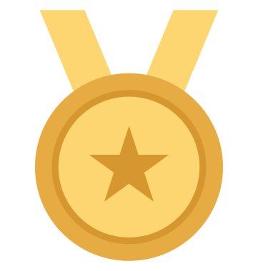 Ödülü rozet renk izole vektör kolayca değiştirilebilir veya Düzenle simgesini