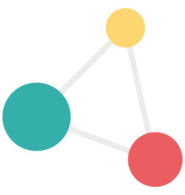 Hiyerarşi renk izole vektör kolayca değiştirilebilir veya Düzenle simgesini