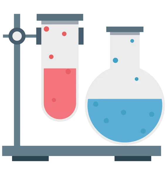 Εργαστήριο Πείραμα Απομονωμένες Διάνυσμα Εικονίδιο Χρώμα Που Μπορεί Εύκολα Τροποποιηθεί — Διανυσματικό Αρχείο