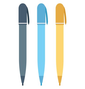 Kalem rengi izole vektör kolayca değiştirilebilir veya Düzenle simgesini