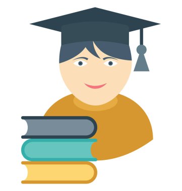 Lisansüstü renk izole vektör kolayca değiştirilebilir veya Düzenle simgesini