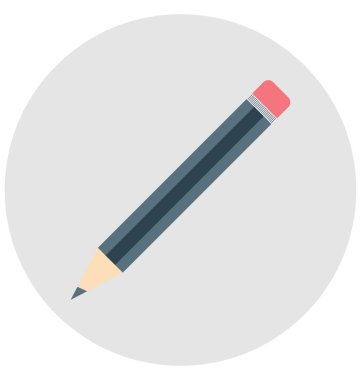 Kalem rengi izole vektör kolayca değiştirilebilir veya Düzenle simgesini