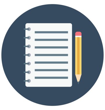 Renk izole vektör simgesi kolayca değiştirilebilir veya düzenlediğiniz yazma