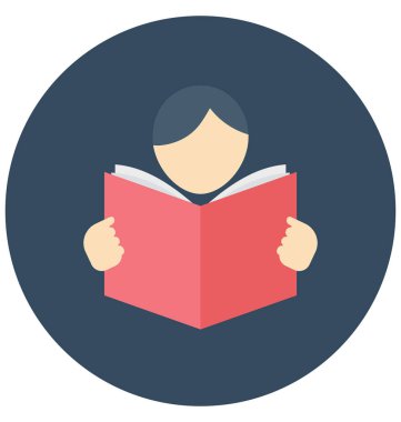 Öğrenci renk izole vektör kolayca değiştirilebilir veya Düzenle simgesini