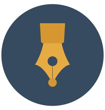  kalem ucunu, kalem ucu renk izole vektör simgesi kolayca değiştirilebilir veya düzenlediğiniz