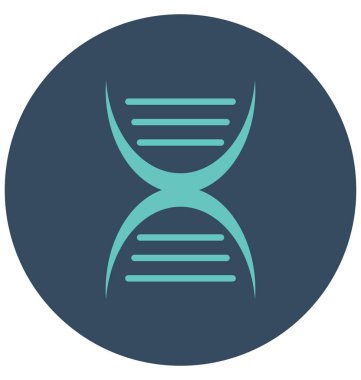 DNA renk izole vektör kolayca değiştirilebilir veya Düzenle simgesini