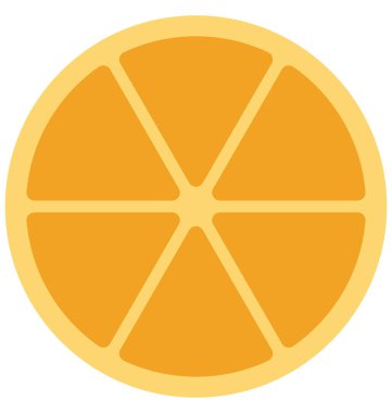 Limon, narenciye izole renk vektör kolayca değiştirilebilir veya Düzenle simgesini.