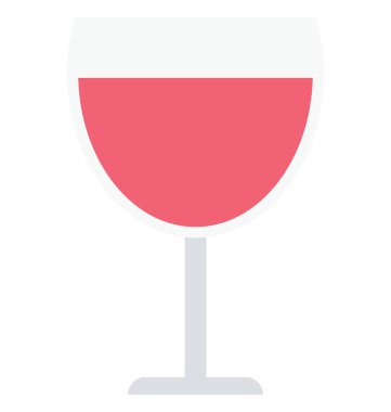 Alkol, İçecek kolayca değiştirilebilir veya düzenlediğiniz izole renk vektör simgesi.