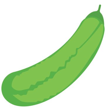 Kabak, gıda kolayca değiştirilebilir veya düzenlediğiniz izole renk vektör simgesi.