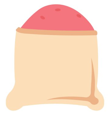 Gıda, madde kolayca değiştirilebilir veya düzenlediğiniz izole renk vektör simgesi.