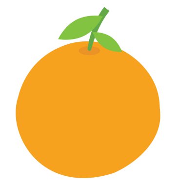 Narenciye, gıda kolayca değiştirilebilir veya düzenlediğiniz izole renk vektör simgesi.