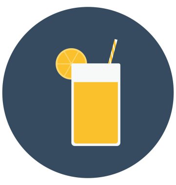 İştah açıcı içki, kolayca değiştirilebilir veya düzenlediğiniz izole renkli vektör simge iç.