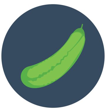 Kabak, gıda kolayca değiştirilebilir veya düzenlediğiniz izole renk vektör simgesi.