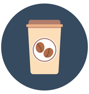 Kapuçino, kahve izole renk vektör kolayca değiştirilebilir veya Düzenle simgesini.