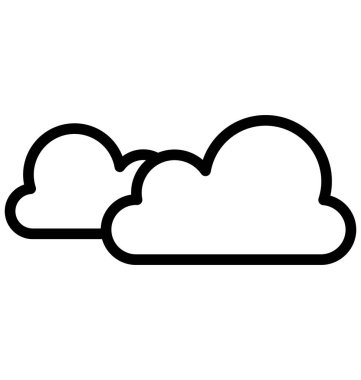 Bulutlar vektör simgesi hangi-ebilmek kolayca değişiklik veya düzenleme