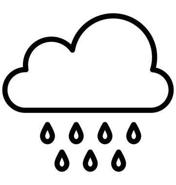 Bulutlar vektör simgesi hangi-ebilmek kolayca değişiklik veya düzenleme