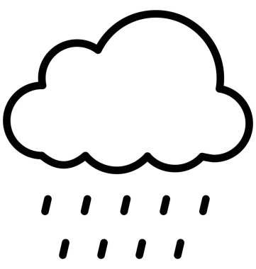 Bulutlar vektör simgesi hangi-ebilmek kolayca değişiklik veya düzenleme