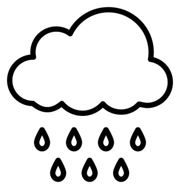 Bulutlar vektör simgesi hangi-ebilmek kolayca değişiklik veya düzenleme