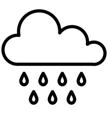 Bulutlar vektör simgesi hangi-ebilmek kolayca değişiklik veya düzenleme