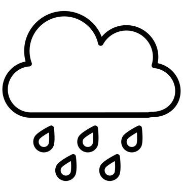 Bulutlar vektör simgesi hangi-ebilmek kolayca değişiklik veya düzenleme