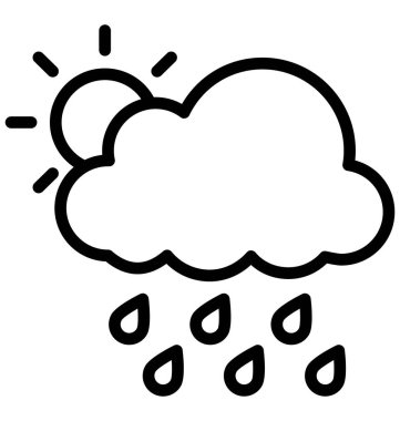 Bulutlar vektör simgesi hangi-ebilmek kolayca değişiklik veya düzenleme