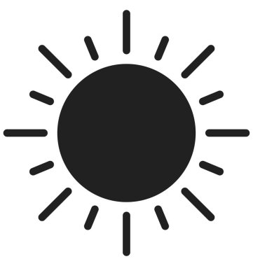 Parlak gün vektör simgesi hangi-ebilmek kolayca değişiklik veya düzenleme