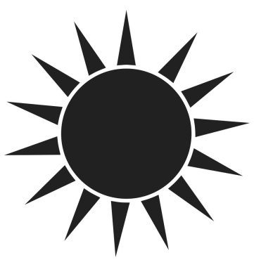 Parlak gün vektör simgesi hangi-ebilmek kolayca değişiklik veya düzenleme