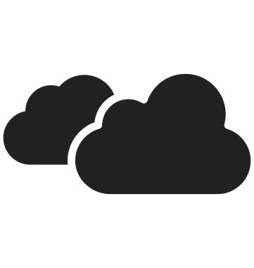 Bulutlar vektör simgesi hangi-ebilmek kolayca değişiklik veya düzenleme