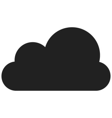 Bulut vektör simgesi hangi-ebilmek kolayca değişiklik veya düzenleme