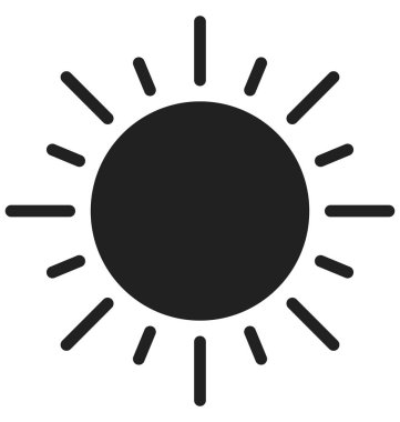 Parlak gün vektör simgesi hangi-ebilmek kolayca değişiklik veya düzenleme