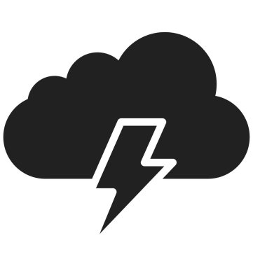 Bulut vektör simgesi hangi-ebilmek kolayca değişiklik veya düzenleme