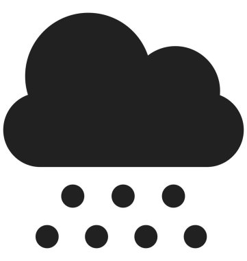 Bulutlar vektör simgesi hangi-ebilmek kolayca değişiklik veya düzenleme