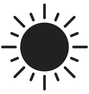 Hangi-ebilmek kolayca güneş vektör simgesini değiştiren veya Düzenle