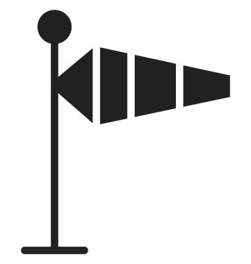 Airsock vektör simgesi hangi-ebilmek kolayca değişiklik veya düzenleme