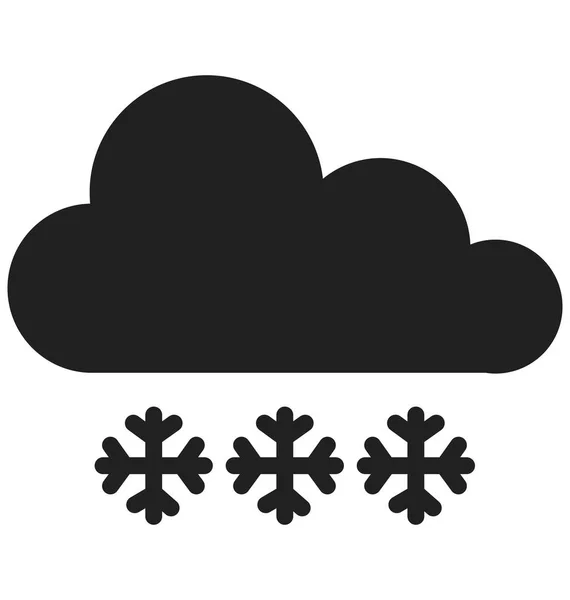 Cloud Vector Icon Which Can Easily Modified Edit — Stock Vector