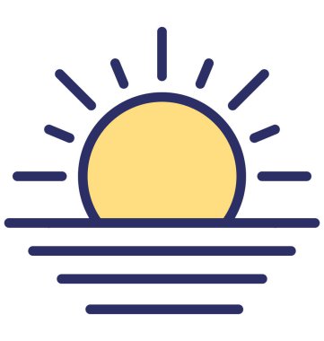 Beach vektör simgesi hangi-ebilmek kolayca değişiklik veya düzenleme