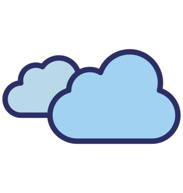 Bulutlar vektör simgesi hangi-ebilmek kolayca değişiklik veya düzenleme