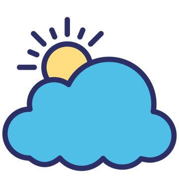 Parlak gün vektör simgesi hangi-ebilmek kolayca değişiklik veya düzenleme