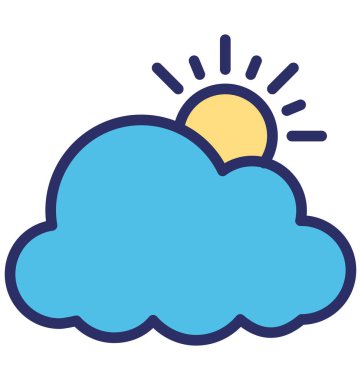 Parlak gün vektör simgesi hangi-ebilmek kolayca değişiklik veya düzenleme