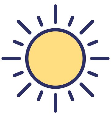 Parlak gün vektör simgesi hangi-ebilmek kolayca değişiklik veya düzenleme