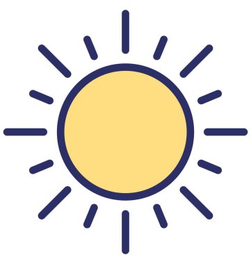 Hangi-ebilmek kolayca güneş vektör simgesini değiştiren veya Düzenle