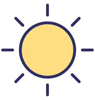 Parlak gün vektör simgesi hangi-ebilmek kolayca değişiklik veya düzenleme