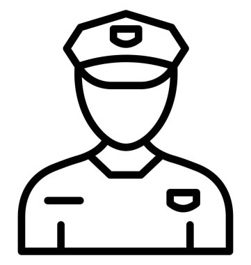 Kolayca düzenlemek veya değiştirmek pilot vektör simgesi