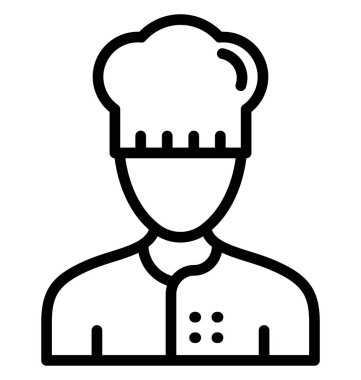 Kolayca düzenlemek veya değiştirmek Şef vektör simgesi